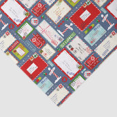 Kinder Briefe an Weihnachten Seidenpapier (Ausschnitt)