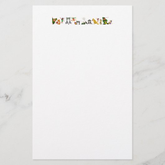 Kinder Briefpapier (Vorderseite)