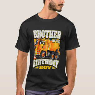 Kinder Bruder des Geburt Jungen Betonmischers T T-Shirt