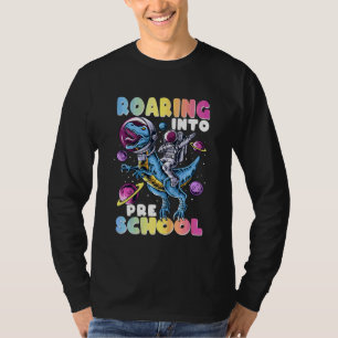 Kinder brüllen in den Kindergarten Dinosaurier Ast T-Shirt