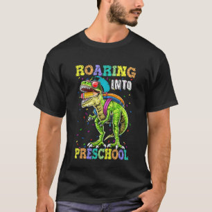 Kinder brüllen in die Vorschule Dinosaurier Lehrer T-Shirt