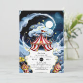 Kinder - Brust Geburtstag Einladung (Stehend Vorderseite)