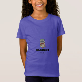 Kinder Buchliebhaber Lesendes T-Shirt