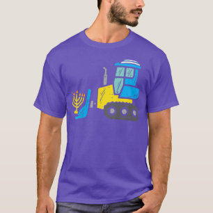 Kinder Bulldozer Bau Chanukah Kleinkind Boys T-Shirt