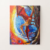 Kinder bunt Dinosaurier Puzzle (Vertikal)