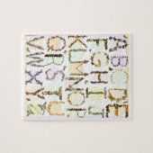 Kinder Butterfly Alphabet Puzzle lernen Schmetterl (Horizontal)