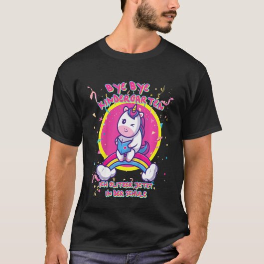 Kinder Bye Bye Bye Bye Kinderzimmer School T-Shirt (Vorderseite)