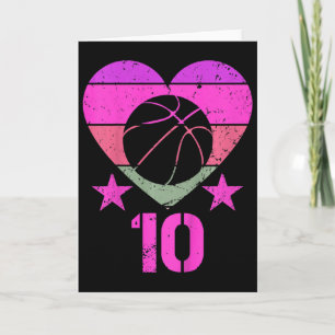 Kinder Bysketbyll Geburtstag 10 Jahre alter Junge Karte