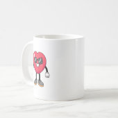 Kinder Bysketbyll Player Herzlich Valentinstag Nie Kaffeetasse (Vorderseite Links)