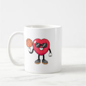 Kinder Bysketbyll Player Herzlich Valentinstag Nie Kaffeetasse (Links)