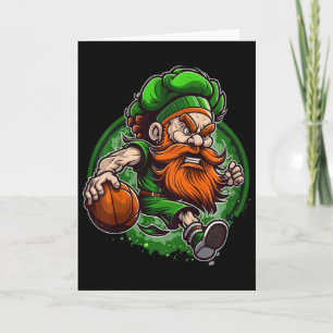 Kinder Bysketbyll St Patricks Day Leprechaun Karte