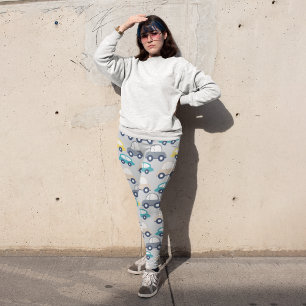 Kinder Cartoon Cars Capri Leggings