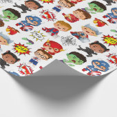 Kinder Cartoon Geschenkpapier (Ecke)