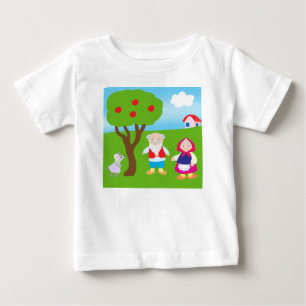 Kinder-Cartoonbild im Stil eines Russen Baby T-shirt