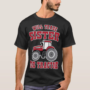Kinder Case Ih - Werde Schwester Für Traktor Tausc T-Shirt