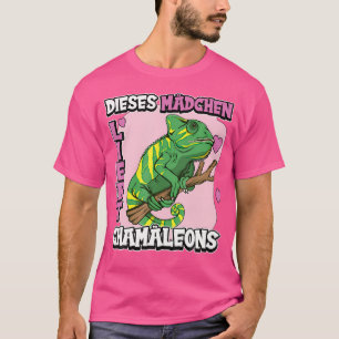 Kinder Chameleon Dinge dieses Mädchen Lieben Chame T-Shirt