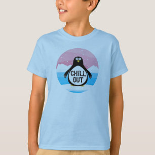 Kinder Chill Out Pinguin T Shirt