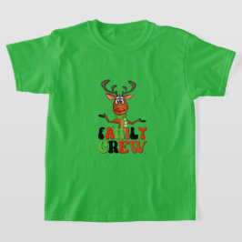 Kinder "Christmas Crew 2023" Rentier T - Shirt