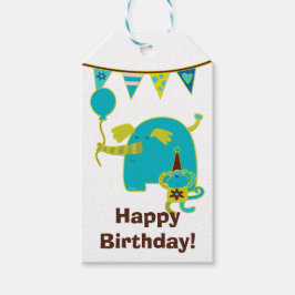 Kinder Circus Geburtstag Geschenkanhänger