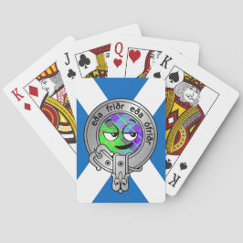 Kinder Clan Gunn Wappen & Tartan Fahrradkarte Spielkarten