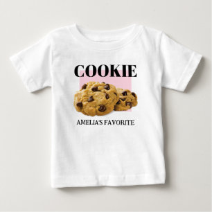 Kinder Cookie T - Shirt, Personalisiertes Cookie Baby T-shirt