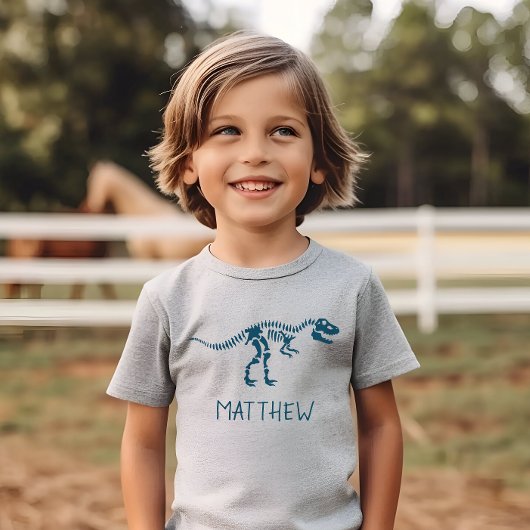 Kinder Cool Dinosaur Dig Skeleton Boys T-Shirt