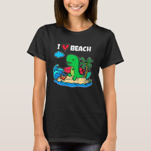 Kinder Coole Erklärung Dinosaurier Kinder Surfen T T-Shirt
