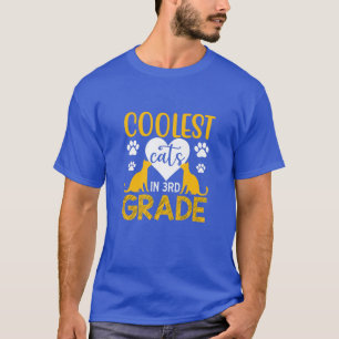 Kinder Coole Katzen im 3. T-Shirt