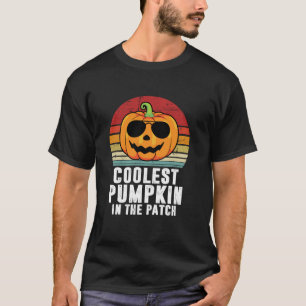 Kinder Cooler Kürbis in den Patch Boys Girls Hallo T-Shirt