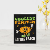 Kinder Cooler Kürbis in der Patchhalbluppe Karte (Gelbe Blume)