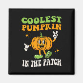 Kinder Cooler Kürbis in der Patchhalbluppe Magnet (Vorne)