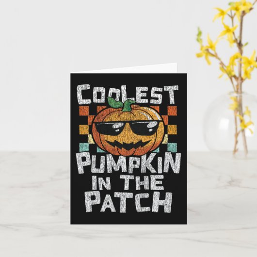 Kinder Cooler Kürbis in die Patchkinderhütte Karte (Gelbe Blume)