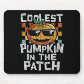 Kinder Cooler Kürbis in die Patchkinderhütte Mousepad (Vorne)