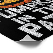 Kinder Cooler Kürbis in die Patchkinderhütte Poster (Ecke)