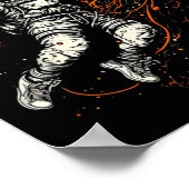 Kinder Cooler Raum Bysketbyll mit Astronaut Poster (Ecke)