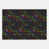 Kinder cooler Regenbogen bunt niedlicher Dinosauri Geschenkpapier Set (Vorderseite 2)