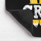 Kinder Crew Fun Kindergarten Squad Teacher 1st Day Mousepad (Ecke)