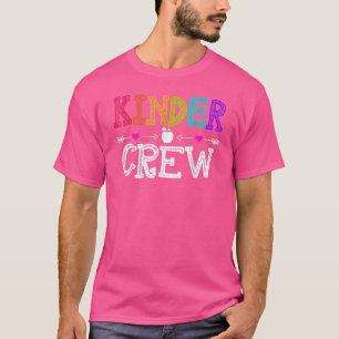Kinder Crew Kindergarten-Lehrer 1. Schultag T-Shirt