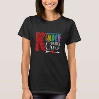 Kinder Crew Kindergarten-Lehrer-Team 1. Schultag S T-Shirt