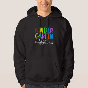Kinder-Crew Kindergarten Squad-Lehrerin 1. Tag Hoodie
