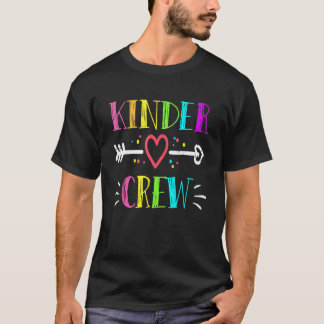 Kinder Crew Kindergartenlehrer 1. Tag zurück T T-Shirt