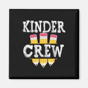 Kinder-Crew-Spaß-Kindergarten-Trupp-Lehrer 1. Tag Magnet