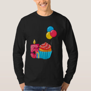 Kinder Cupcake 5. Geburtstag 5. 5. Lebensjahr T-Shirt
