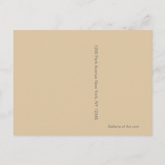 Kinder Curtsy ~ Postkarte / Einladungen (Rückseite)