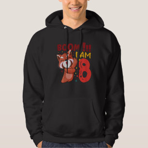 Kinder Dabbing Geburtstag Boy Red Panda 8. Geburts Hoodie