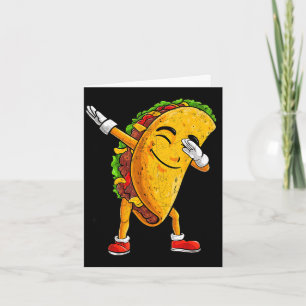 Kinder dabbing taco cinco de mayo lustige mexikani karte