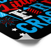 Kinder Daddys Little Firecracker Independence Day Poster (Ecke)