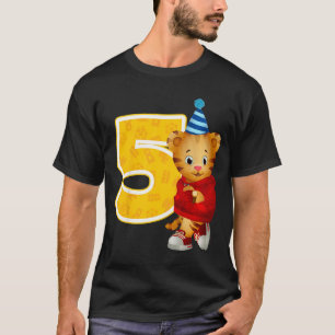 Kinder Daniel Tigers Nachbarschaft Mein 5. Geburts T-Shirt
