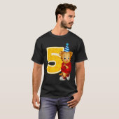 Kinder Daniel Tigers Nachbarschaft Mein 5. Geburts T-Shirt (Vorne ganz)