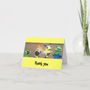 Kinder danken Ihnen notecard Dankeskarte